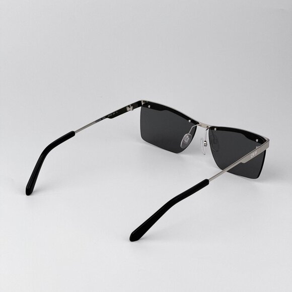 Off-White RIMINI Sunglasses – Silver Rectangle Frame Mirror |Model OERI095 7272 - Picture 5 of 9